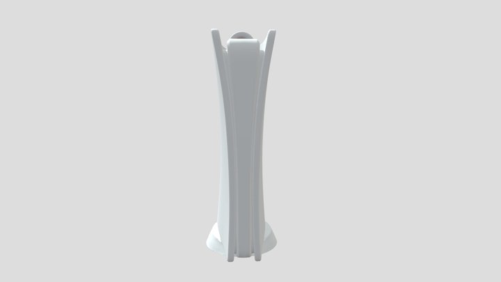 PS5 Keychain 3D Model