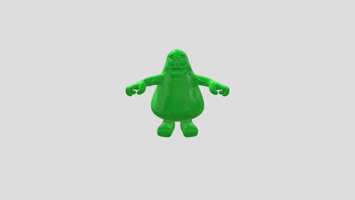 Jombie Grimace 3D Model