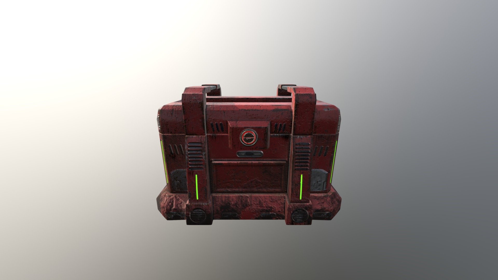 Futuristic Military Case - 3D model by AsierLuri [2e53b9e] - Sketchfab