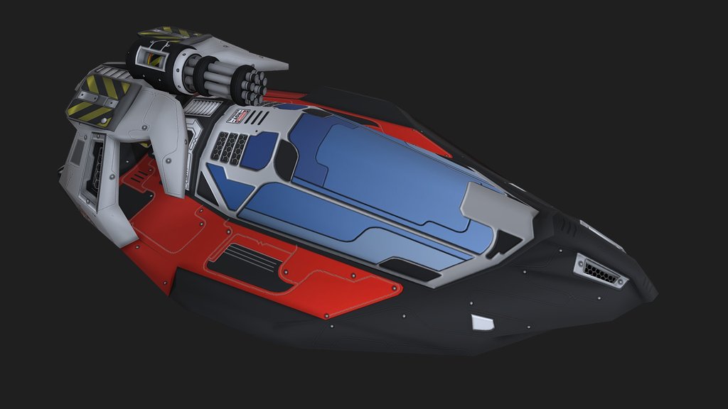 Free Sci-Fi Vehicle - A 3D model collection by saeed khalili ...