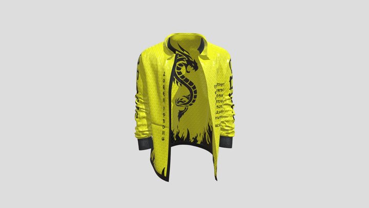 Jacket_model_dragon 3D Model