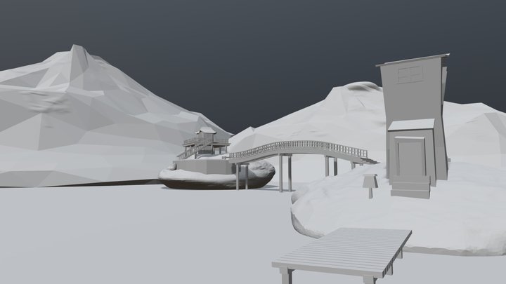 Cenário Externo 3D Model