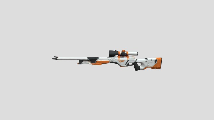 Tank buster awp free with scope 3D Model