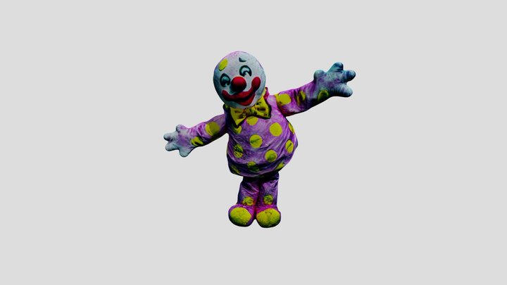 Cartoon fish character named mr. blobby