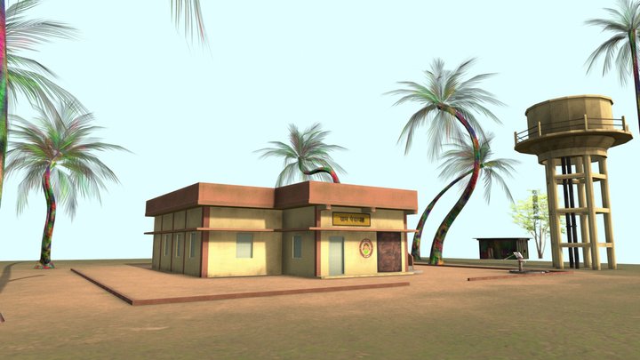 Panchayt Office 3D Model
