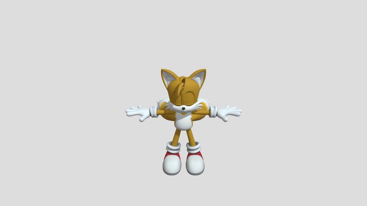 PC Computer - Sonic Frontiers - Tails 3D Model