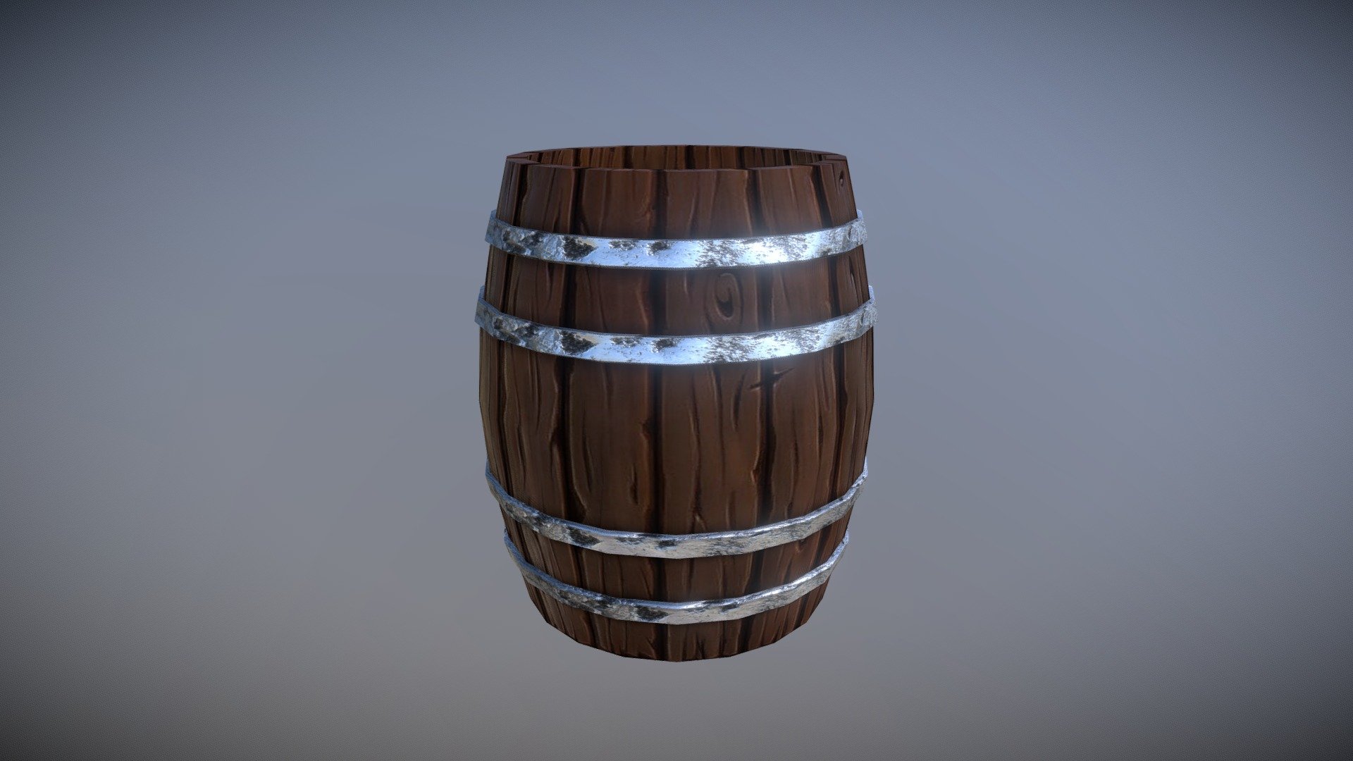 Lowpoly Barrel
