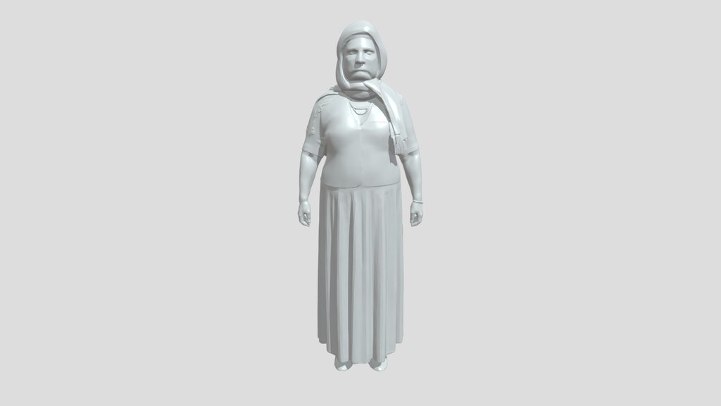 woman in black dress
