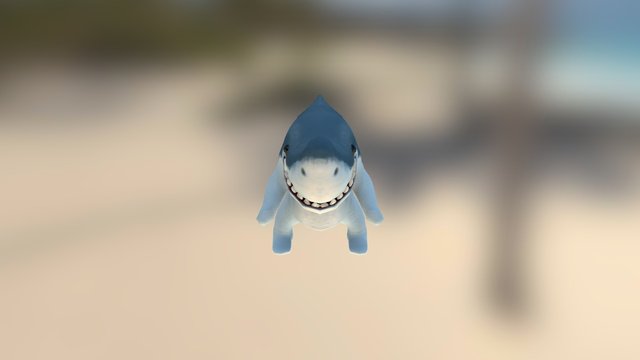 Shark Creature 3D Model