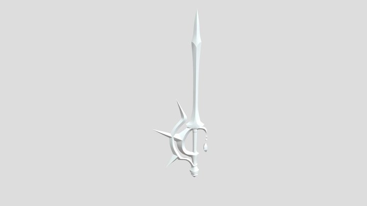 Stylized Soul Weapon 3D Model