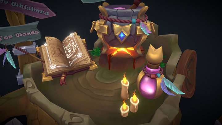 Stylized Potion 3D Model