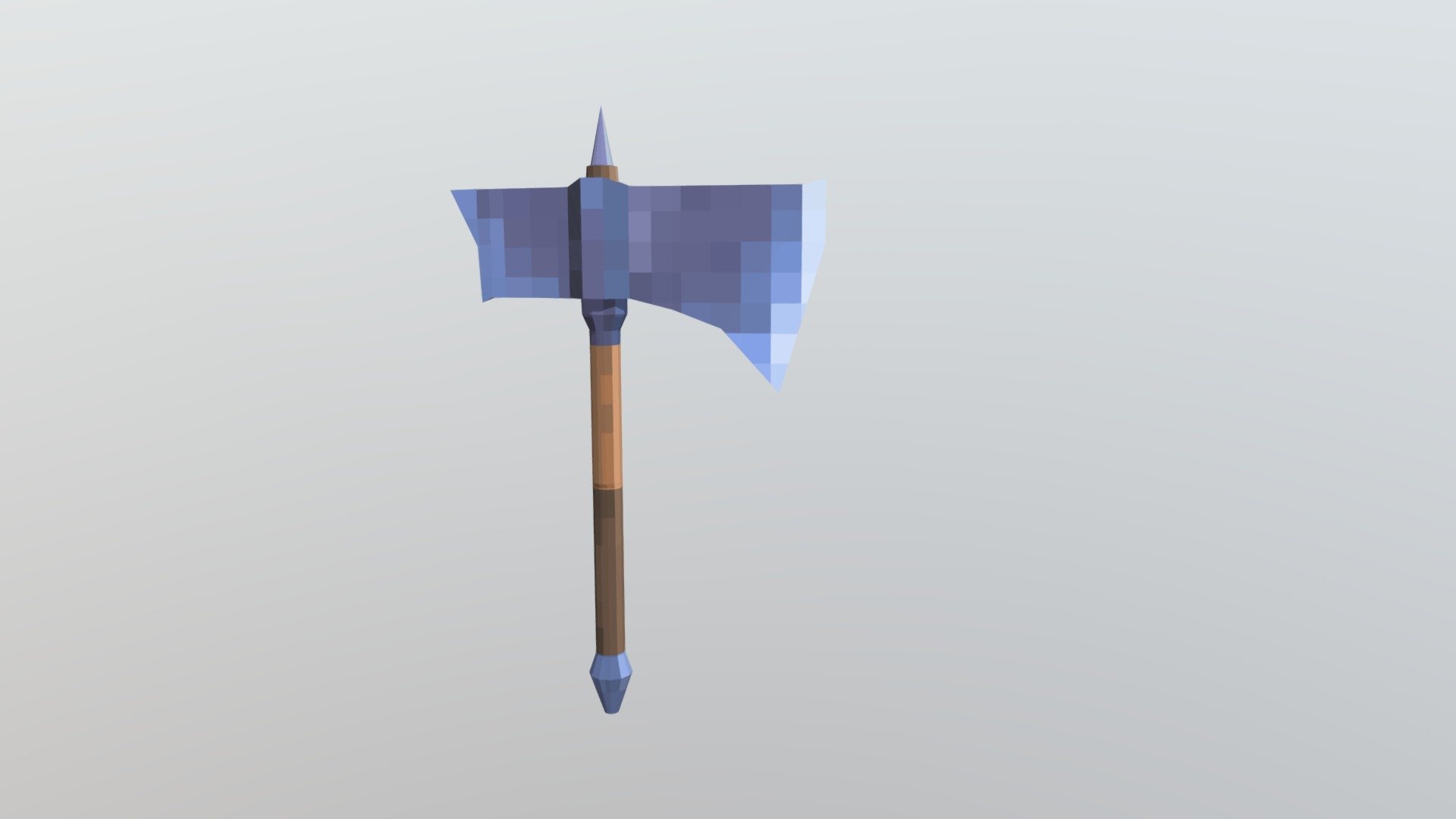 Low poly Axe - 3D model by kseniya.980626 [2e5af99] - Sketchfab