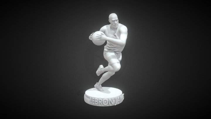 Lebron James Free 3D Printable 3D Model