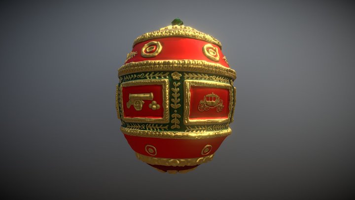 Faberge Egg 3D Model