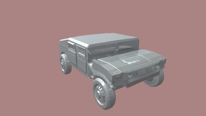 Hummer vehicle 3D Model