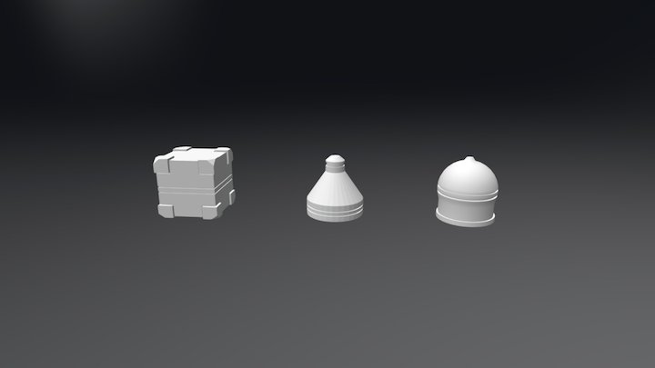Three Primitive Exercise 3D Model