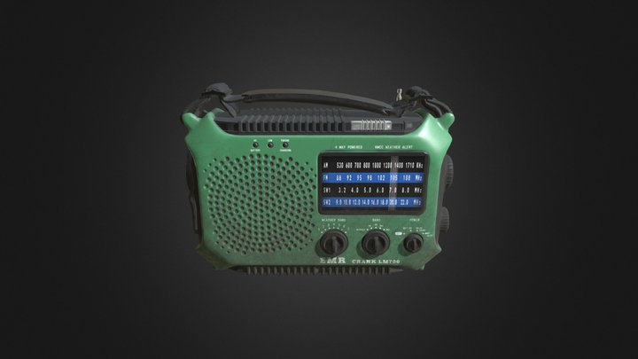 Emergency Radio 3D Model