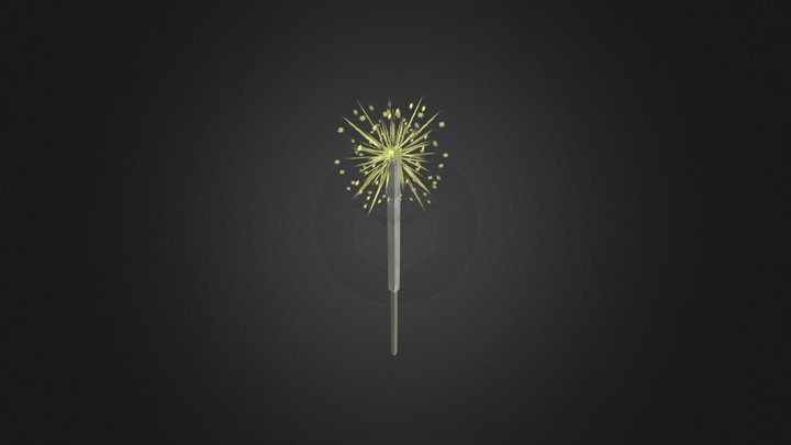Sparkler 3D Model