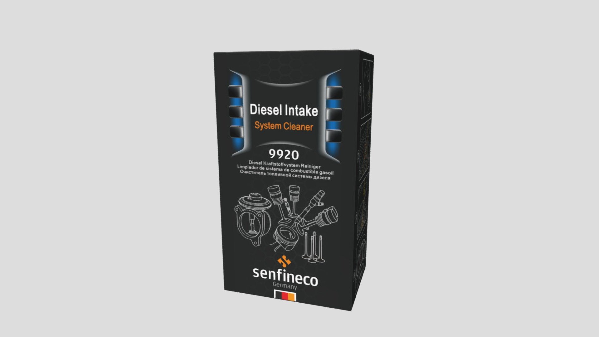 9920 Diesel Intake System Cleaner — Sketchfab embed 3D viewer