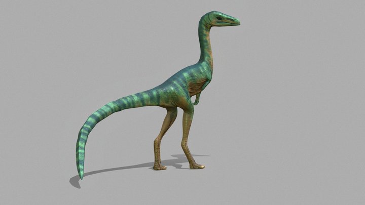 🦖 Animated Compy for Game 3D Model