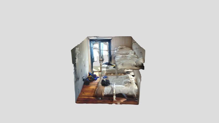 A room from a house from a country from a planet 3D Model