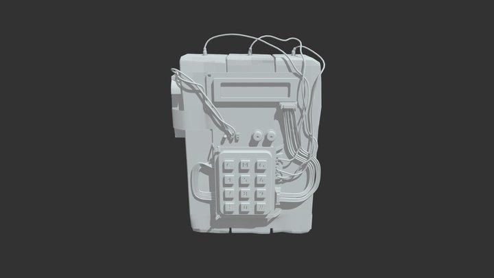 CS GO Bomb 3D Model