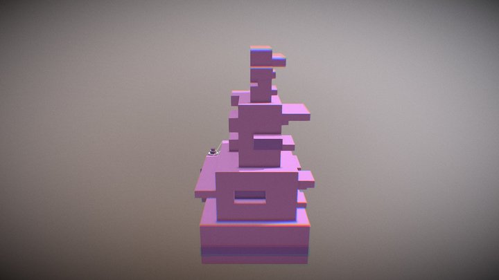 Modelo 3d  ciudad  retro time 3D Model
