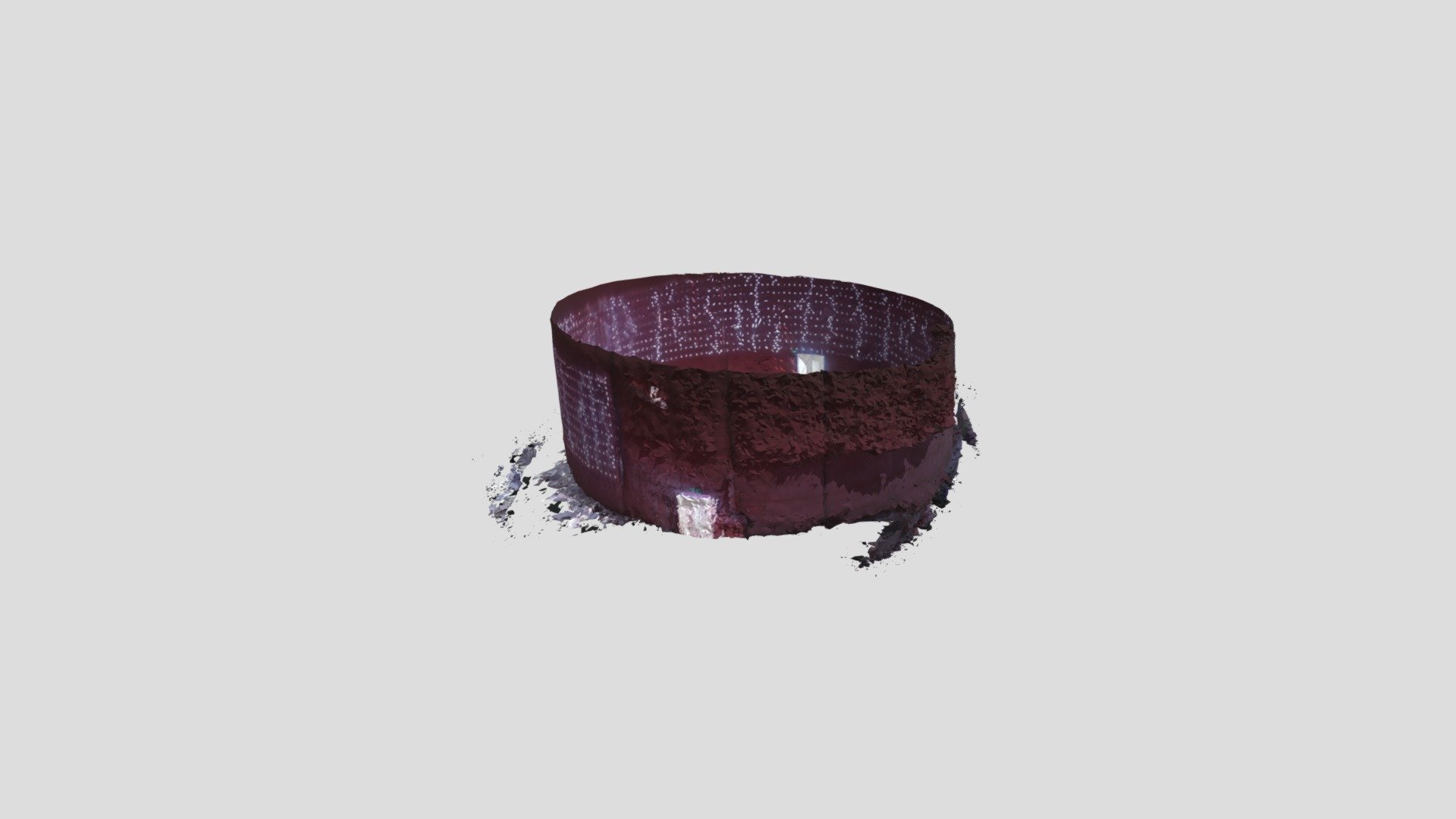 Silo_modelLowPoly