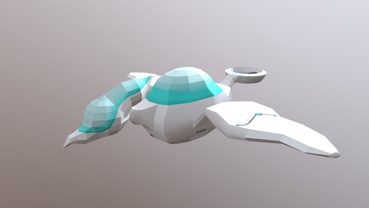 Sci-fi birdplane 3D Model
