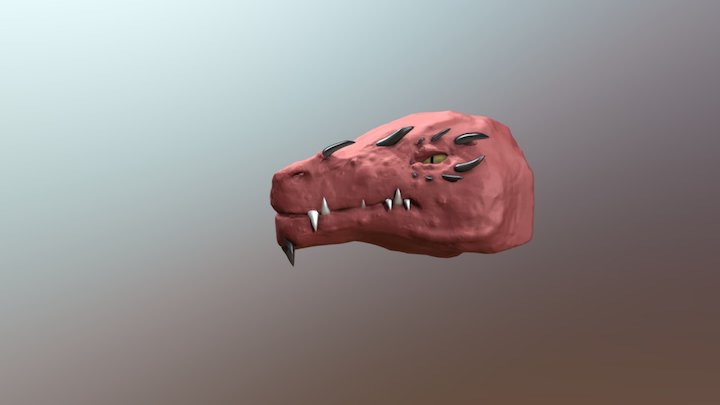 Dragon Head 3D Model