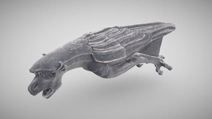 Waterspout Gargoyle "Bennu" 3D Model