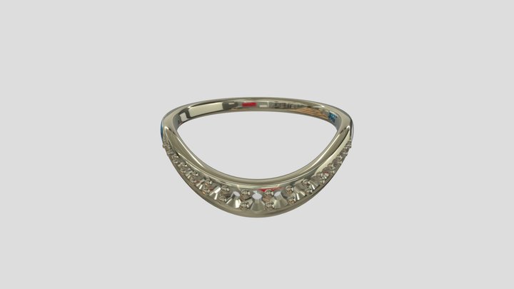ATRG014 goldring wedding engagement luxury – Free 3D Model STL