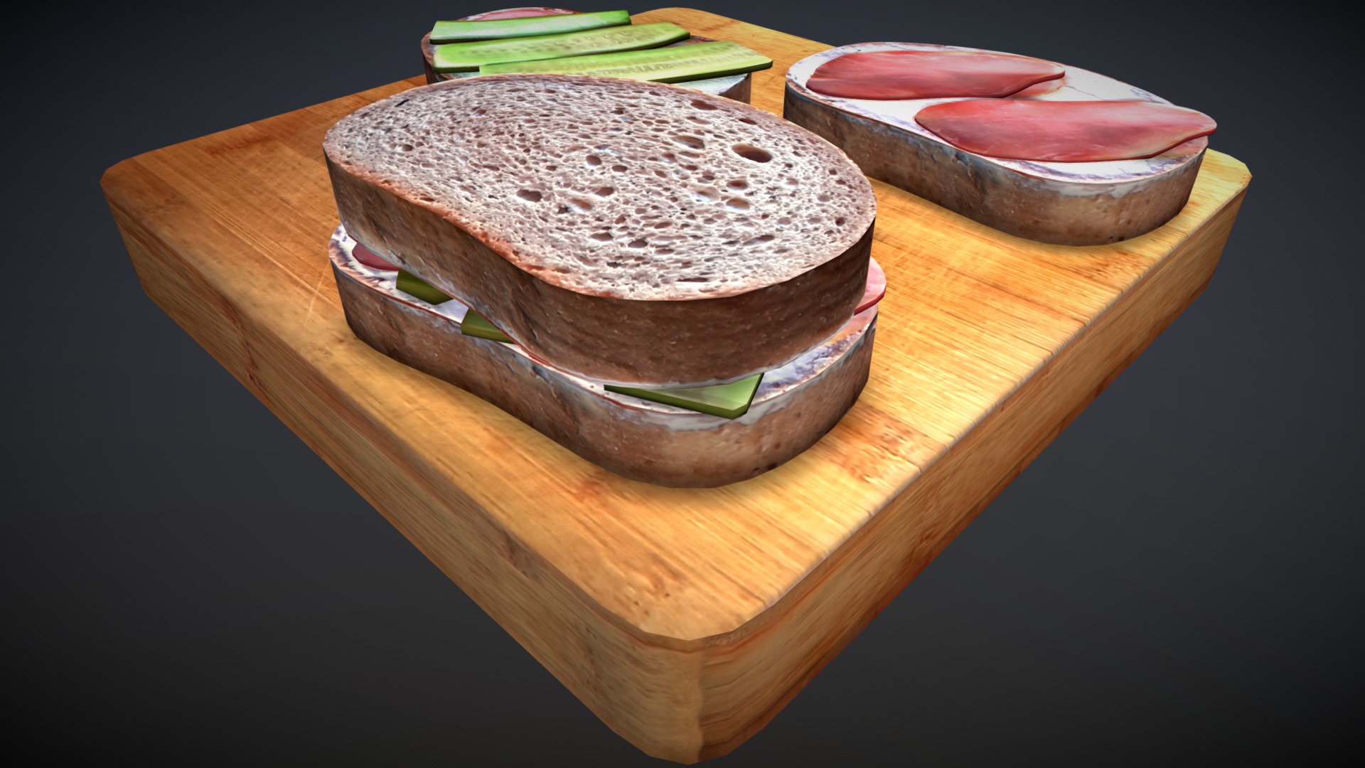 sandwich 3D model by rkd.zone [2e643a7] Sketchfab