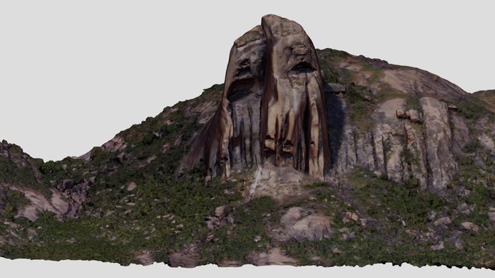 Three-dimensional model of Pedra da Andorinha 3D Model