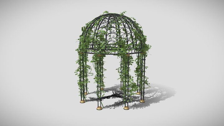 Ivy Gazebo 3D Model