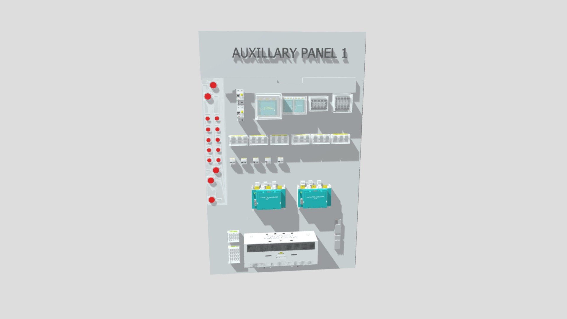 WAG9 LOCOMOTIVE AUXILIARY PANEL 1 - 3D model by John Galt (@yadvendu ...