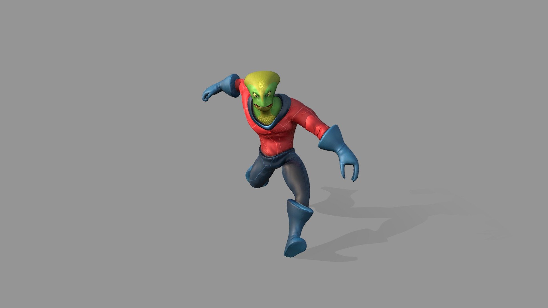 Alien Test Character - 3d Model By Lewis D4 [2e67572] - Sketchfab