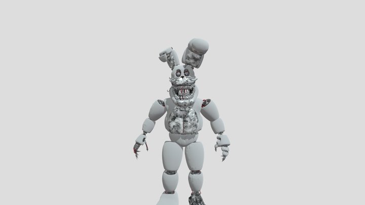 Torres Nightmare Bonnie 3D Model