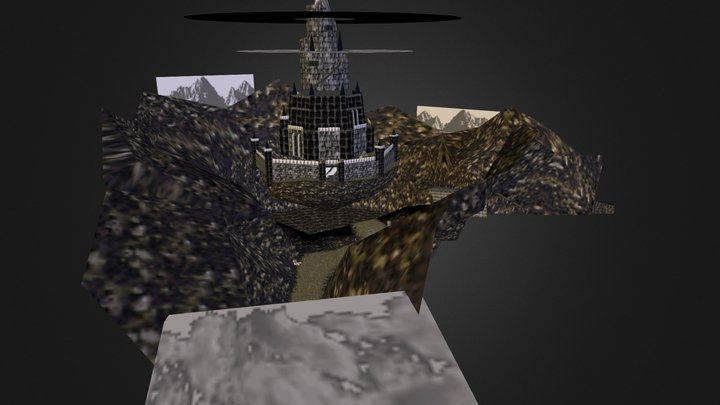 Ganons Tower 3D Model