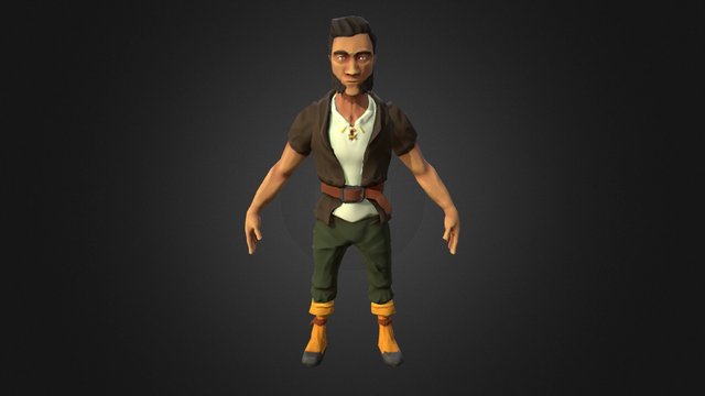 character Johnny 3D Model