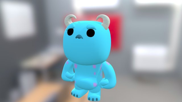 Sulley | Funko pop 3D Model