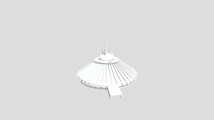 Space Mountain Model 3D Model