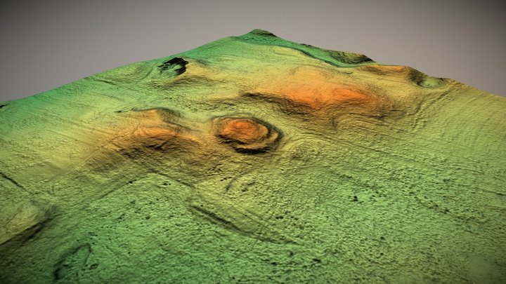 Tolimėnų piliakalnis (Lithuania) – Gratis 3D-model STL