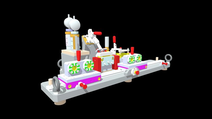 INSPECTION JIG FOR THREAD & GROOVE 3D Model