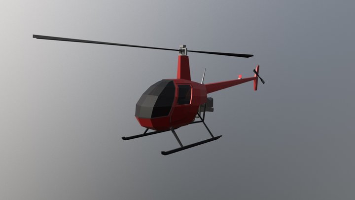 Helicopter 3D Model
