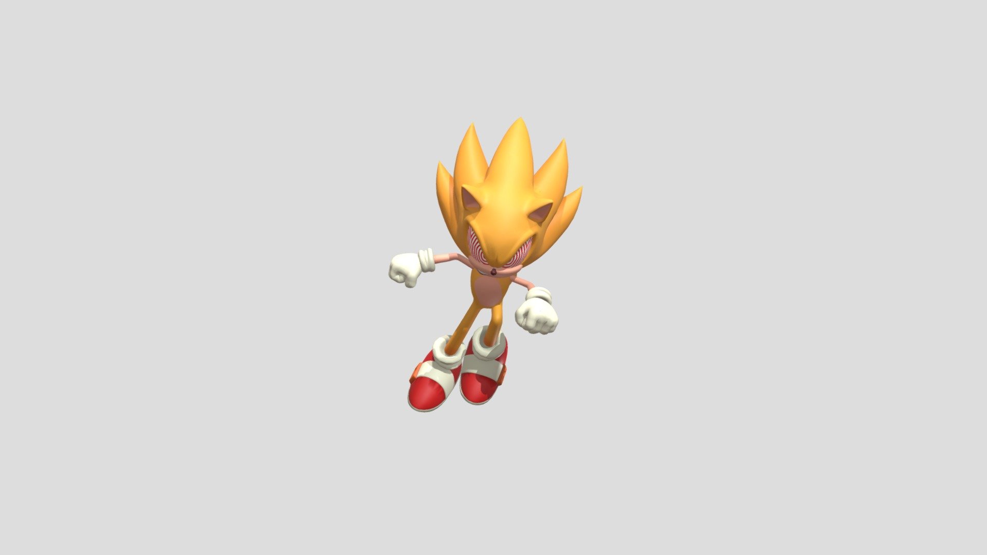 Fleetway Super Sonic - 3D model by Pikachar1274567 (@pikacharbutag