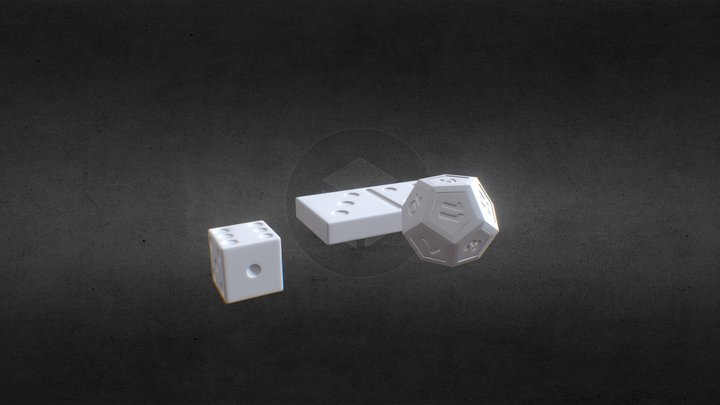Dice / Domino 3D Model