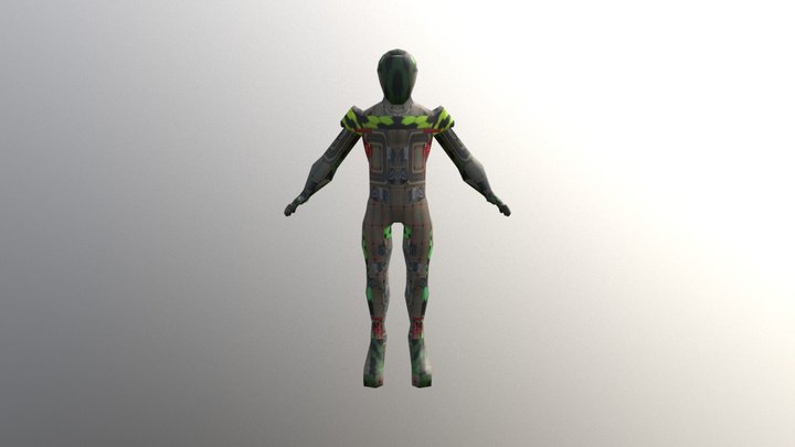 Cybertron Urban Human 3D Model
