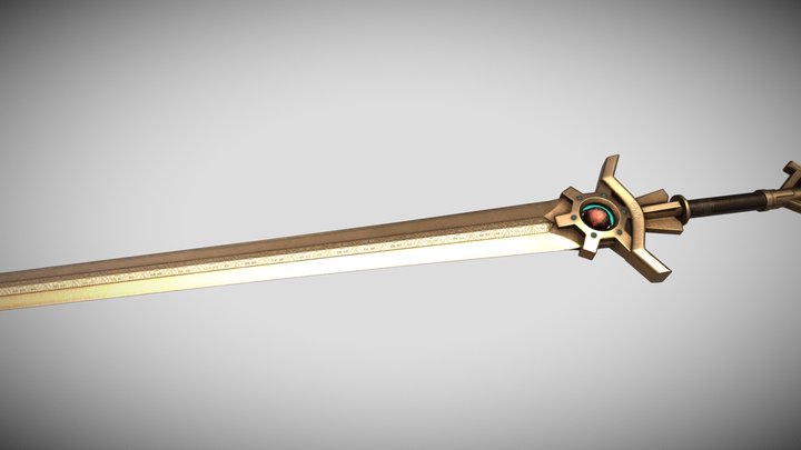TES Dwemer sword 3D Model