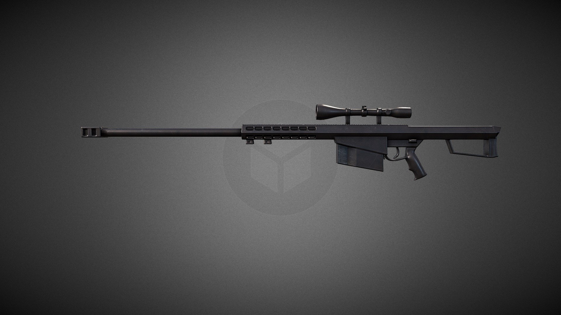 Barrett M82 - 3D model by Fabio.Salvati [2e6c6e6] - Sketchfab